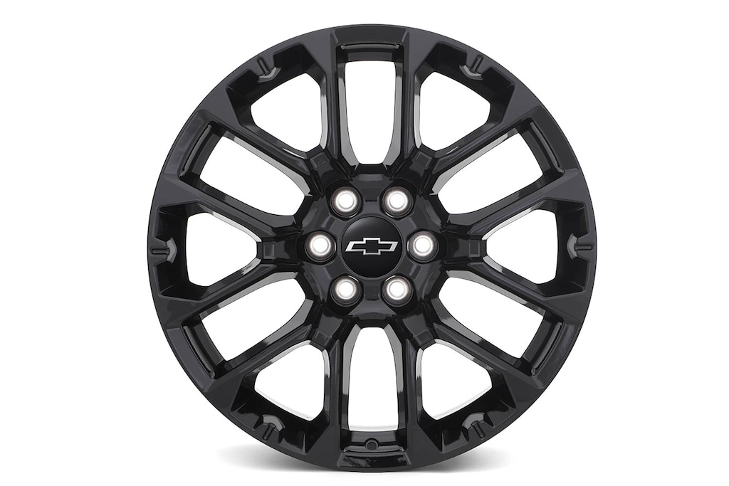 Rin de aluminio de 22 pulgadas negro brillante con 6 brazos para Chevrolet Tahoe 2024