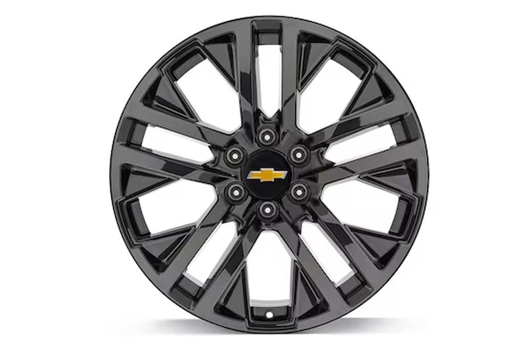 Rin de aluminio de 22 pulgadas negro brillante con 5 brazos, Chevrolet Tahoe 2024