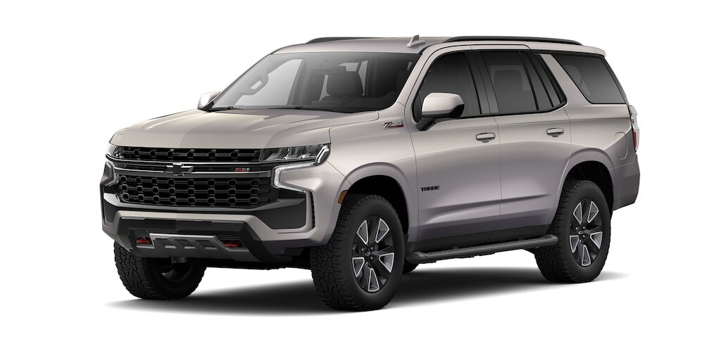 Chevrolet Tahoe 2024, SUV con 3 filas de asientos en color marfil metálico